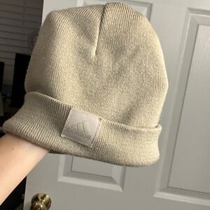 Adidas Light Tan Knit Beanie